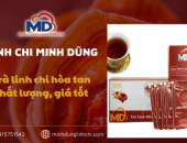 Trà linh chi hòa tan - Thực phẩm bảo vệ sức khỏe cho người bận rộn